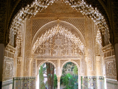 Looking into the Court Yard, Alhambra